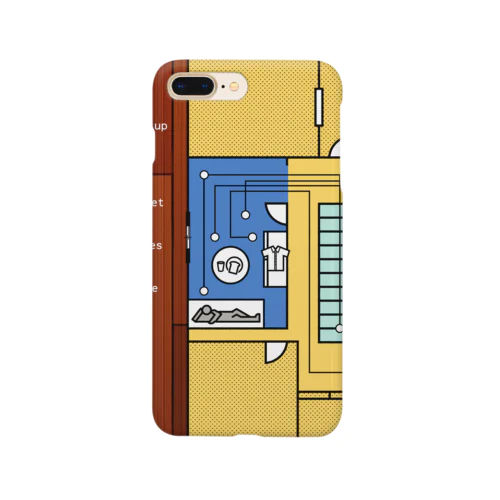 モーニングルーティン　黄 Smartphone Case