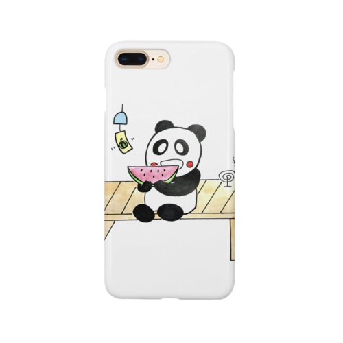 スイカを食べるパンダちゃん Smartphone Case