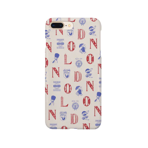 🌍 世界のまち 🇬🇧 イギリス・ロンドン (レッド) Smartphone Case