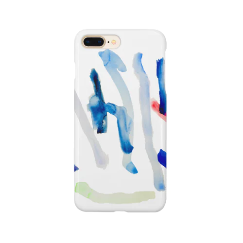 こどもが描いた水彩　雨 Smartphone Case