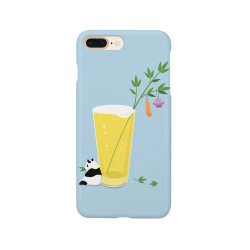 七夕ビールパンダ星に願いを Smartphone Case