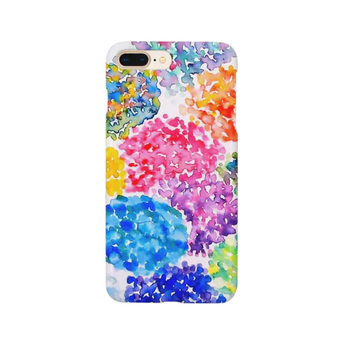 カラフル紫陽花 Smartphone Case