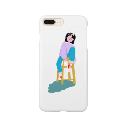 ふわふわパーマの女の子 Smartphone Case