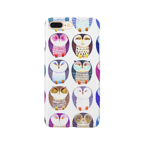 colorful owl Smartphone Case