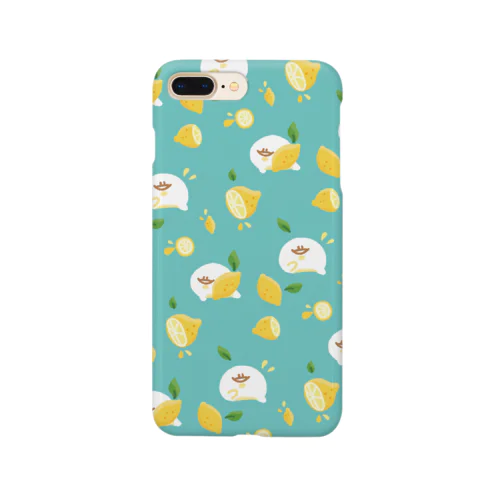 レモン柄の物体くん Smartphone Case