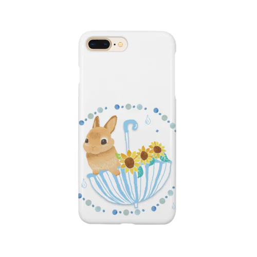 うさぎとひまわりとかさ Smartphone Case