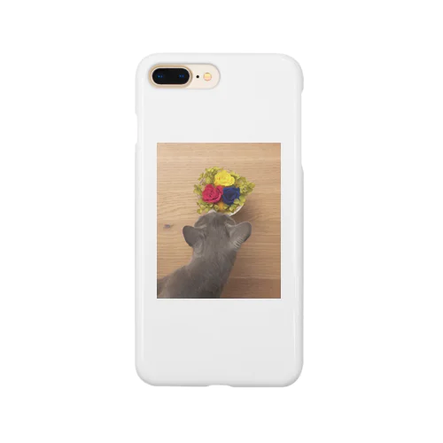 ロシアンブルー小町_花 Smartphone Case