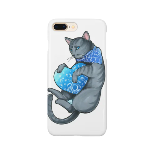 ロシアン ブルー ハート💙 Smartphone Case