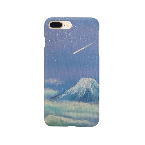 夜の富士山 Smartphone Case