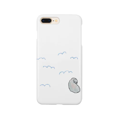 雲で寝る犬 Smartphone Case