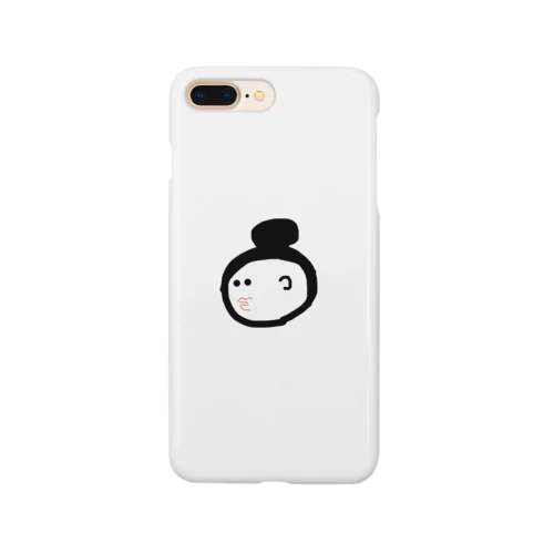 お団子頭の人 Smartphone Case