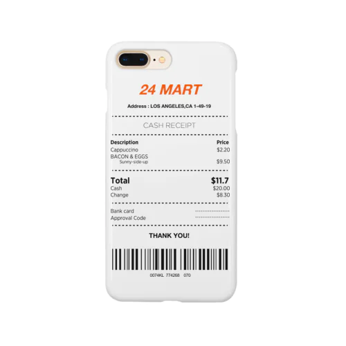 CODE SERIES RECEIPT Smartphone Case