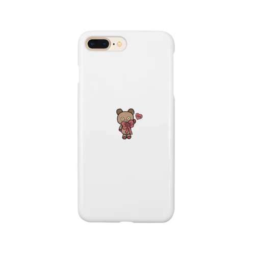 Teddy Love(ハートタグ) Smartphone Case