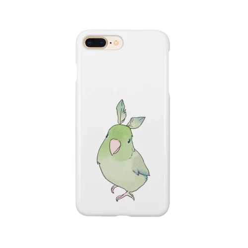 お羽飾り　マメルリハちゃん【まめるりはことり】 Smartphone Case