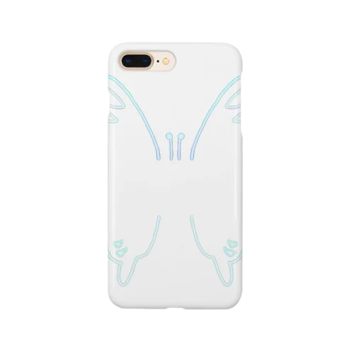 Blue butterfly 青蝶 Smartphone Case