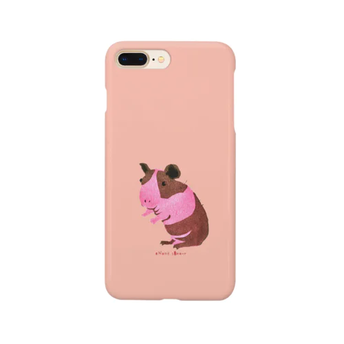 スキニーギニアピッグ　珊瑚色　pink Smartphone Case