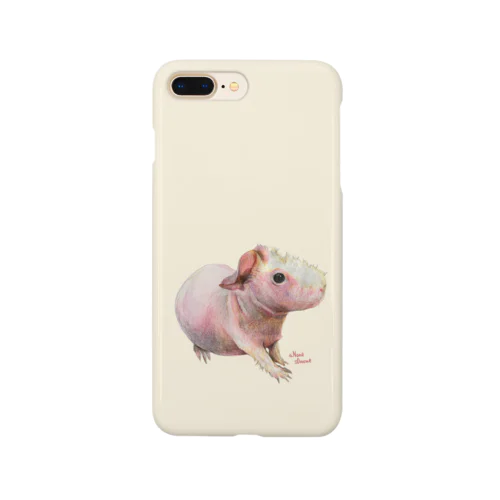 スキニーギニアピッグ　蒸栗色　beige Smartphone Case