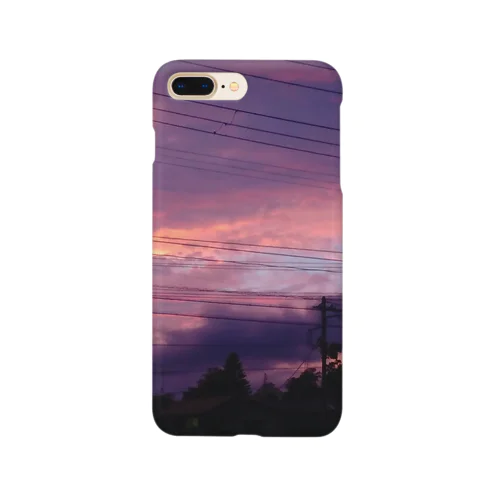 紫の夕焼け Smartphone Case