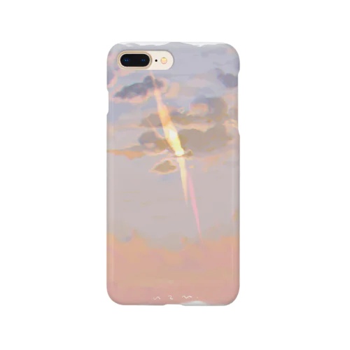 雲と太陽　夕方 Smartphone Case