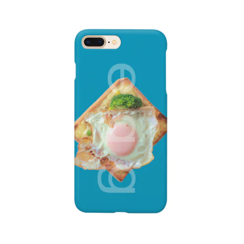 egg toast (sky blue) Smartphone Case