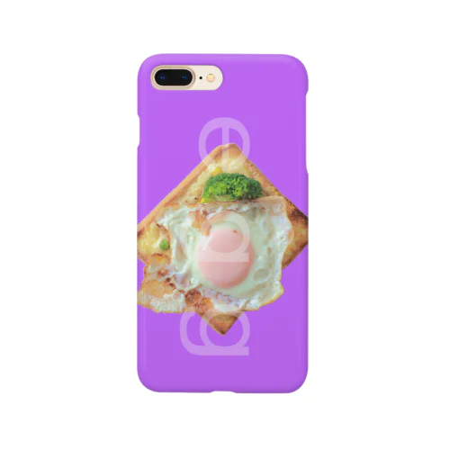 egg toast (violet) Smartphone Case