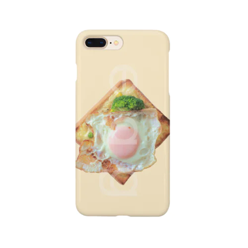 egg toast (cream yellow) スマホケース