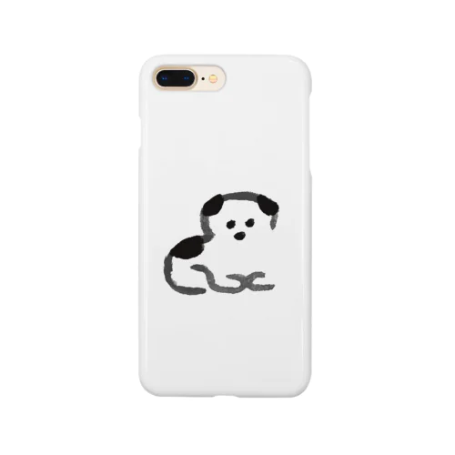 待ってる（黒） Smartphone Case