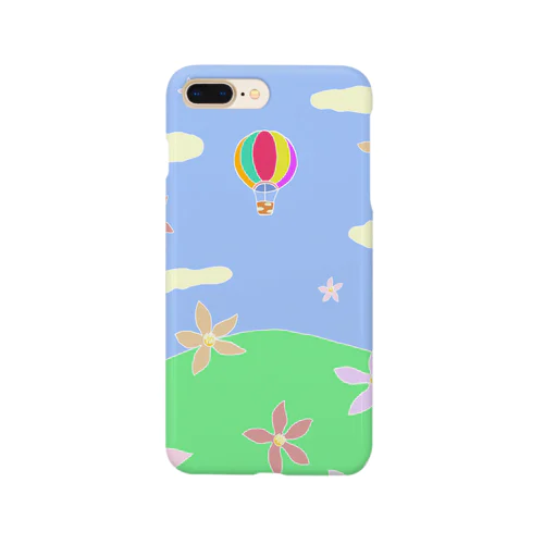 こぶしの花と気球の未来 Smartphone Case