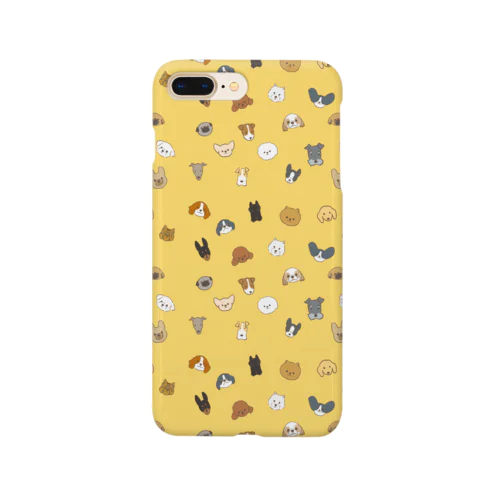 ワンコがいっぱいイエロー（小型犬） Smartphone Case