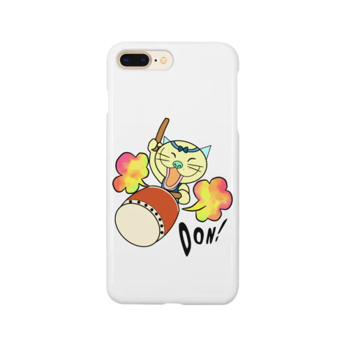 太鼓のドラ　前面プリント Smartphone Case