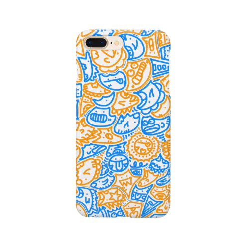 #ひま暇お絵描き　青橙ver Smartphone Case