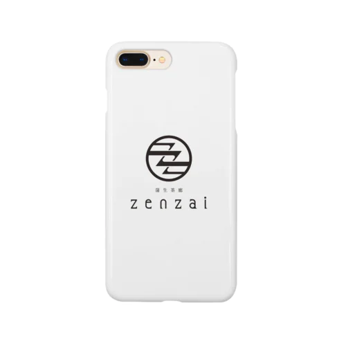 蒲生茶廊zenzaiロゴ スマホケース