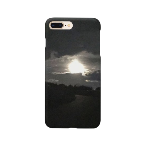 (コラボ)おつきさま(Photo by @Futaba_niji) Smartphone Case