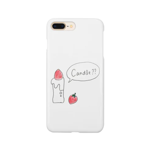 いちごのキャンドルケーキ Smartphone Case