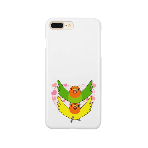 ラブリーコザクラインコ【まめるりはことり】 Smartphone Case