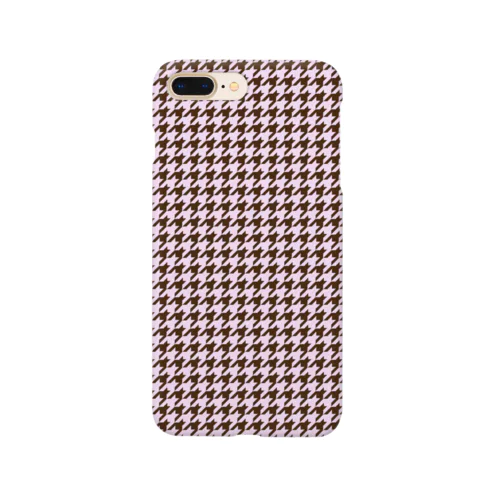 千鳥格子(テーマ：ストロベリーチョコレート) Smartphone Case