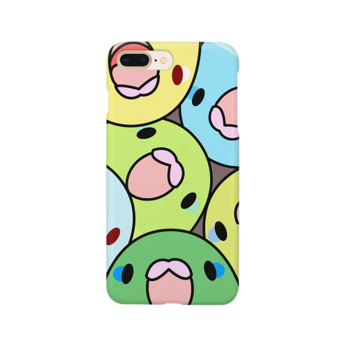 みっちりむっちり過密マメルリハさん【まめるりはことり】 Smartphone Case