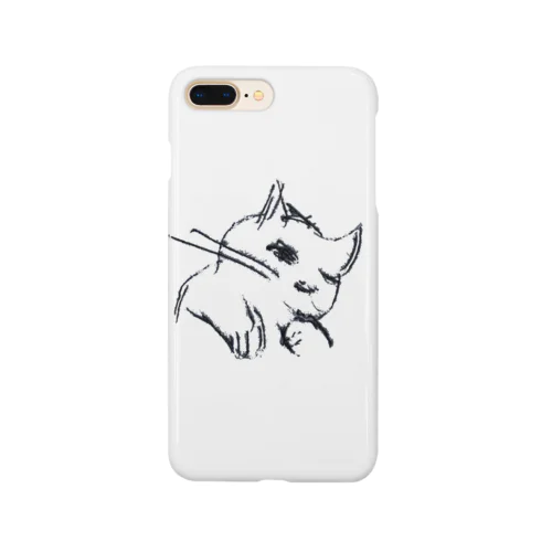 寝起き猫 Smartphone Case