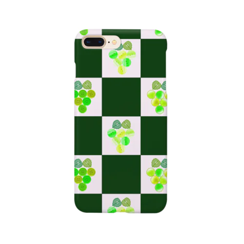 ボタンなブドウ(黄緑) Smartphone Case