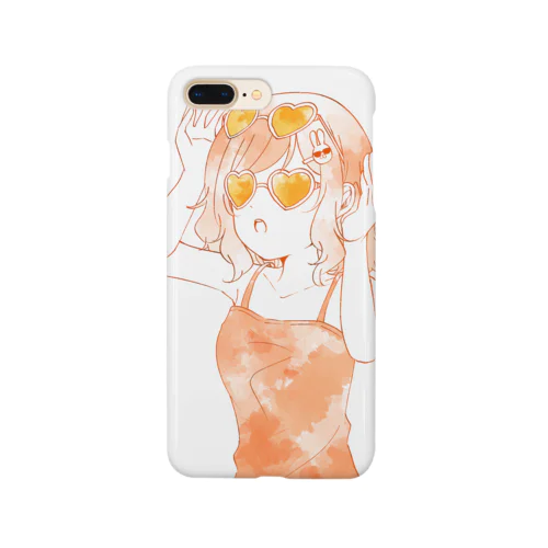 オレンジの女の子 Smartphone Case