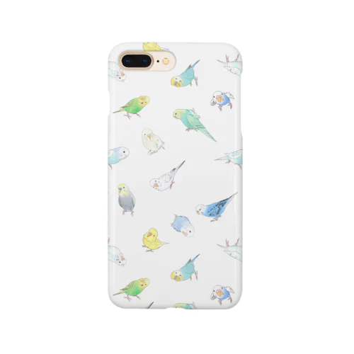 たっぷりセキセイインコちゃん【まめるりはことり】 Smartphone Case