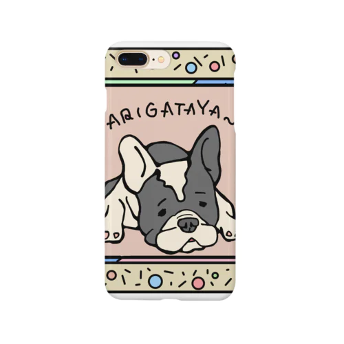 フレンチブルドッグの五郎くんありがたや Smartphone Case