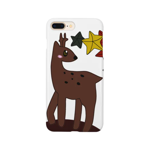 鹿と紅葉 Smartphone Case