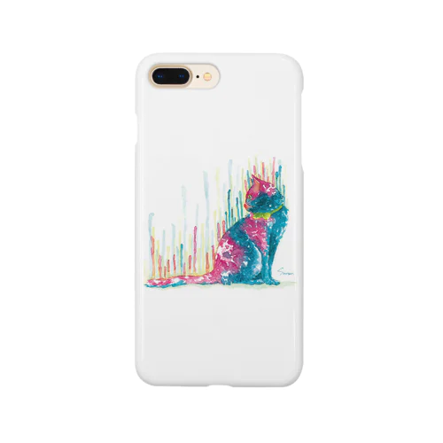 ネコ_cat.1_watercolor Smartphone Case
