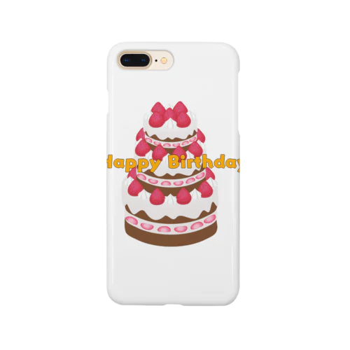 ハッピーバースデー（チョコ） Smartphone Case