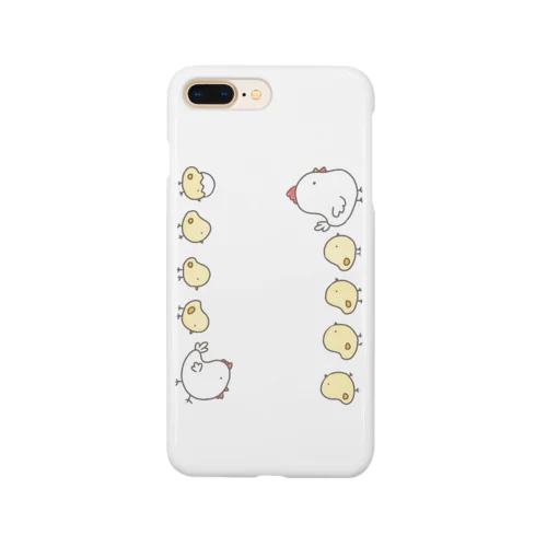 にわとりの行進 Smartphone Case