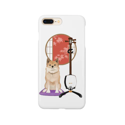 三味線と犬 Smartphone Case