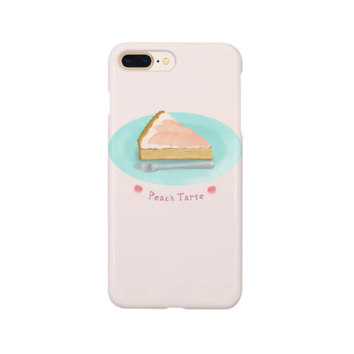 桃のタルトを食べよう Smartphone Case