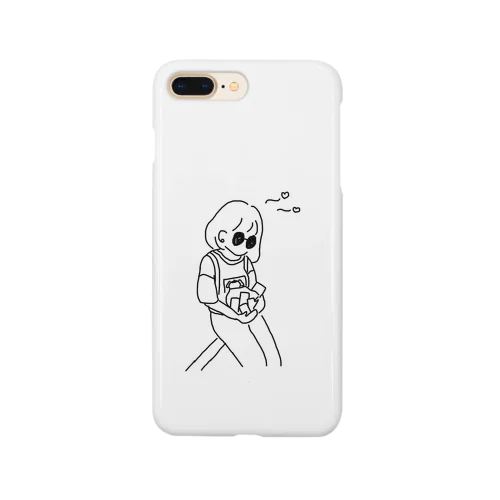 座ってる女の子 Smartphone Case