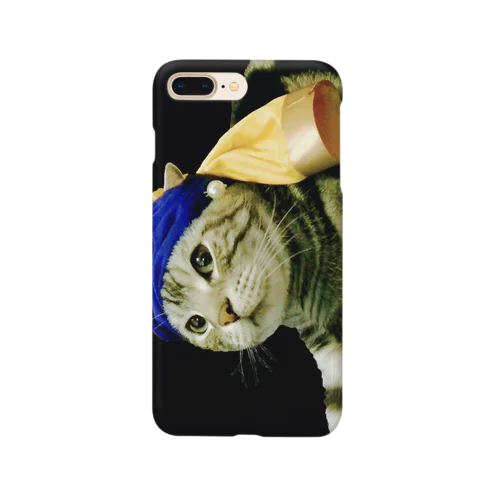 真珠の耳飾りの猫２ Smartphone Case